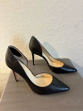 Jessica Simpson Black Pointed Toe Stiletto Pumps